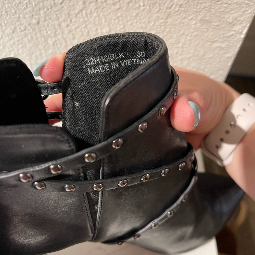 Topshop Humour black studded booties - Picture 5 of 5